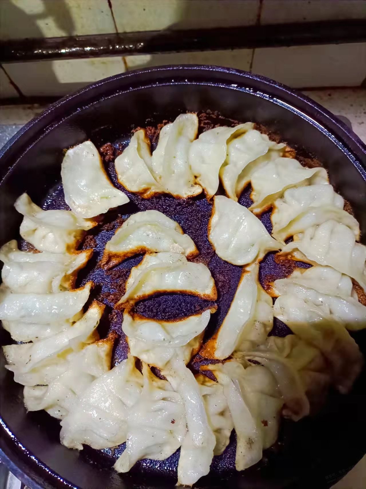 第一次做锅贴饺子