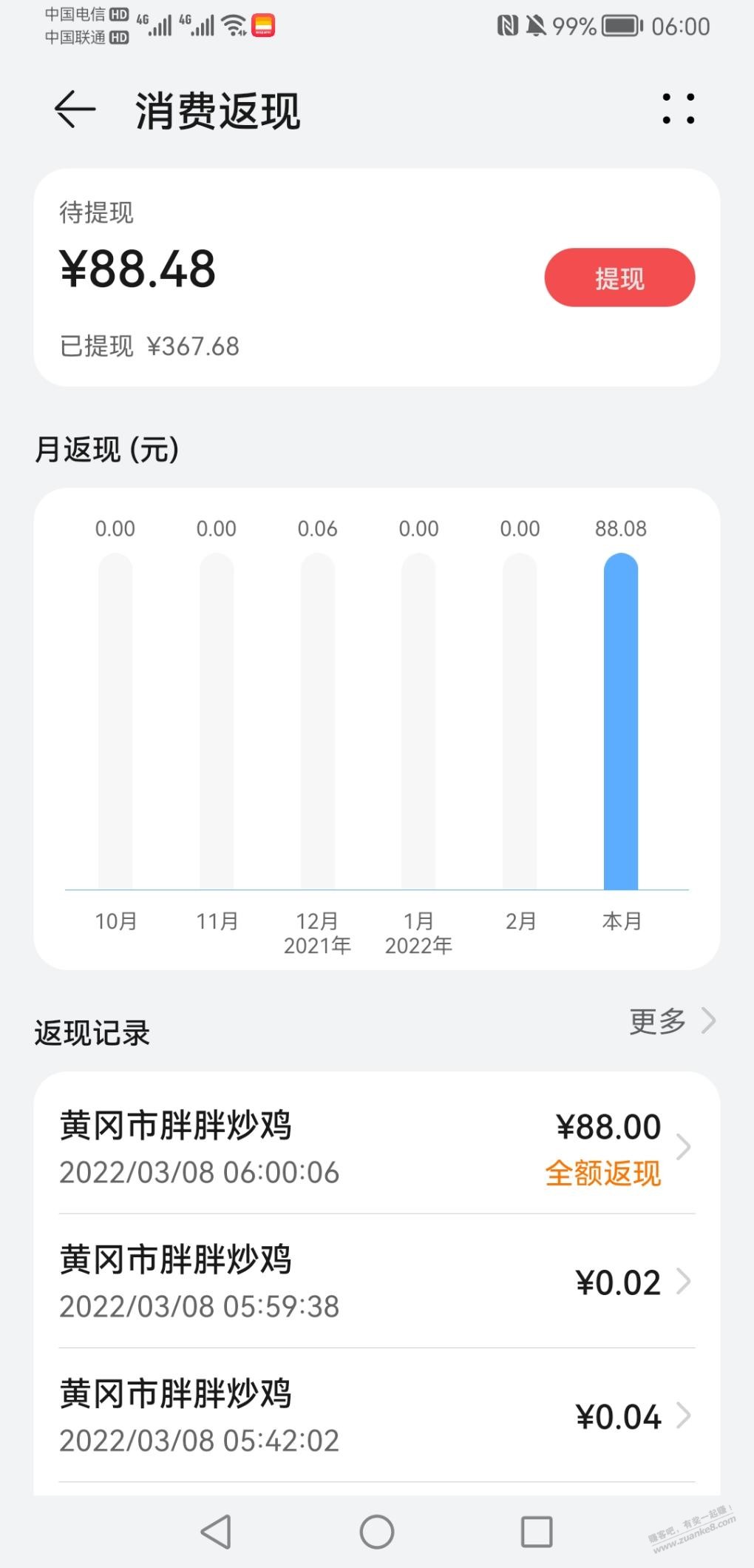 中信88还有!5笔中了!-惠小助(52huixz.com)