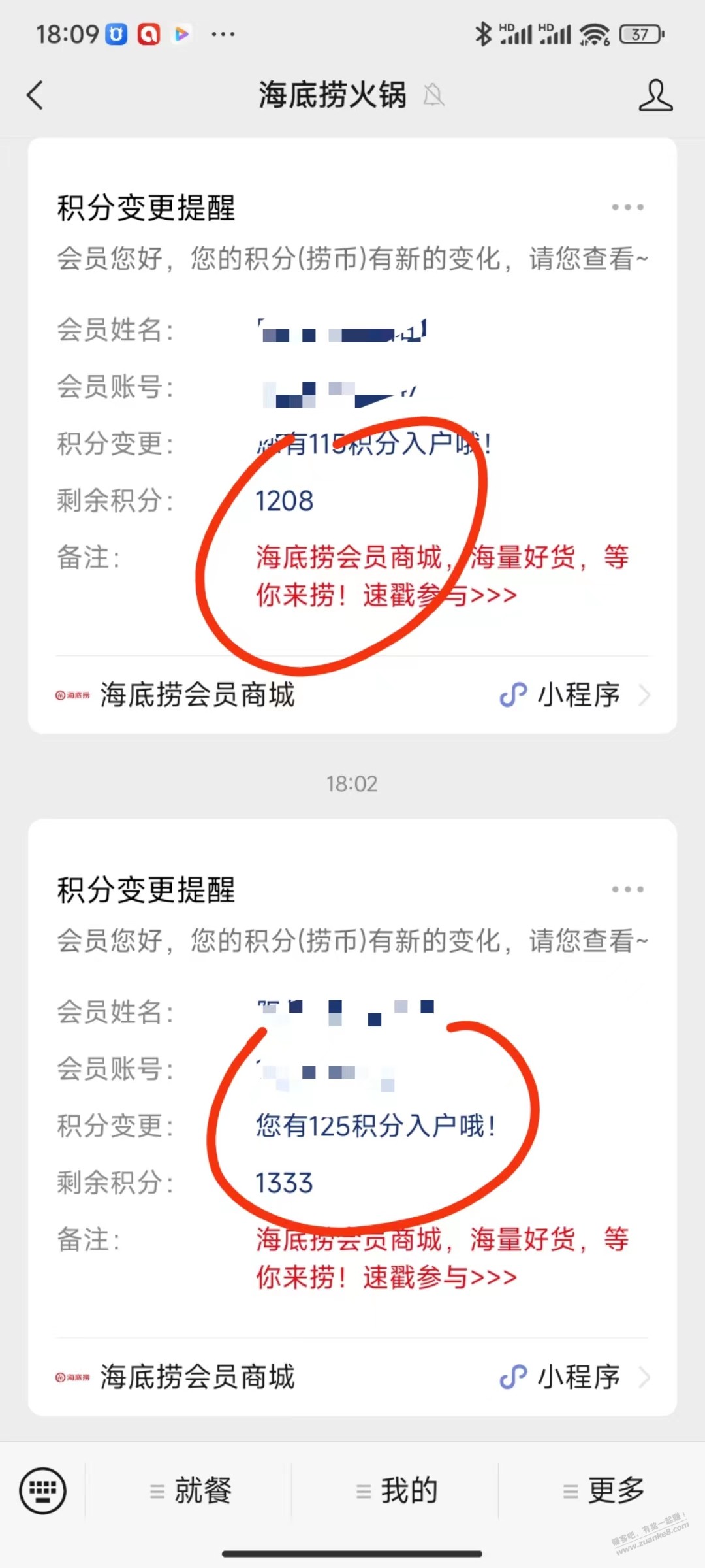 支付宝海底捞外送5折反买了!不能退款!另外送线报一份-惠小助(52huixz.com)