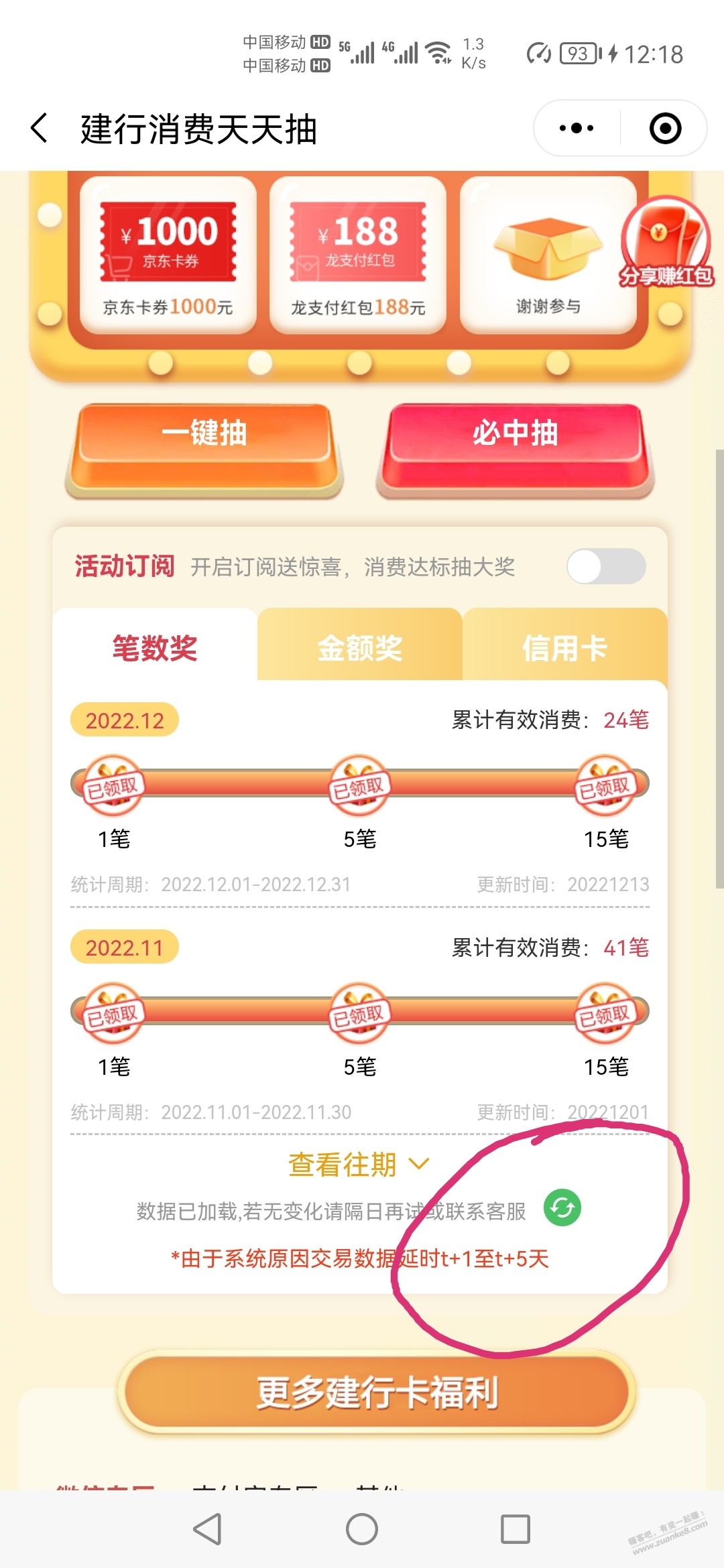 江苏建行消费9888领100立减金的没有数据的进来-惠小助(52huixz.com)