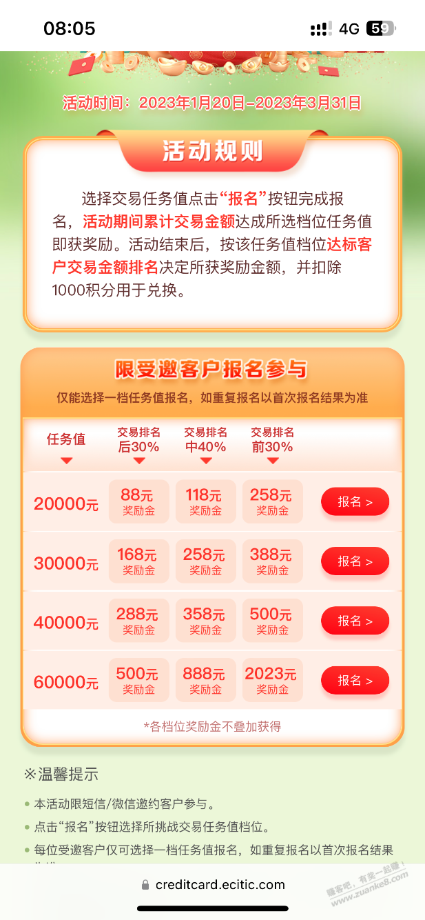 中信这个活动有刷的没-惠小助(52huixz.com)