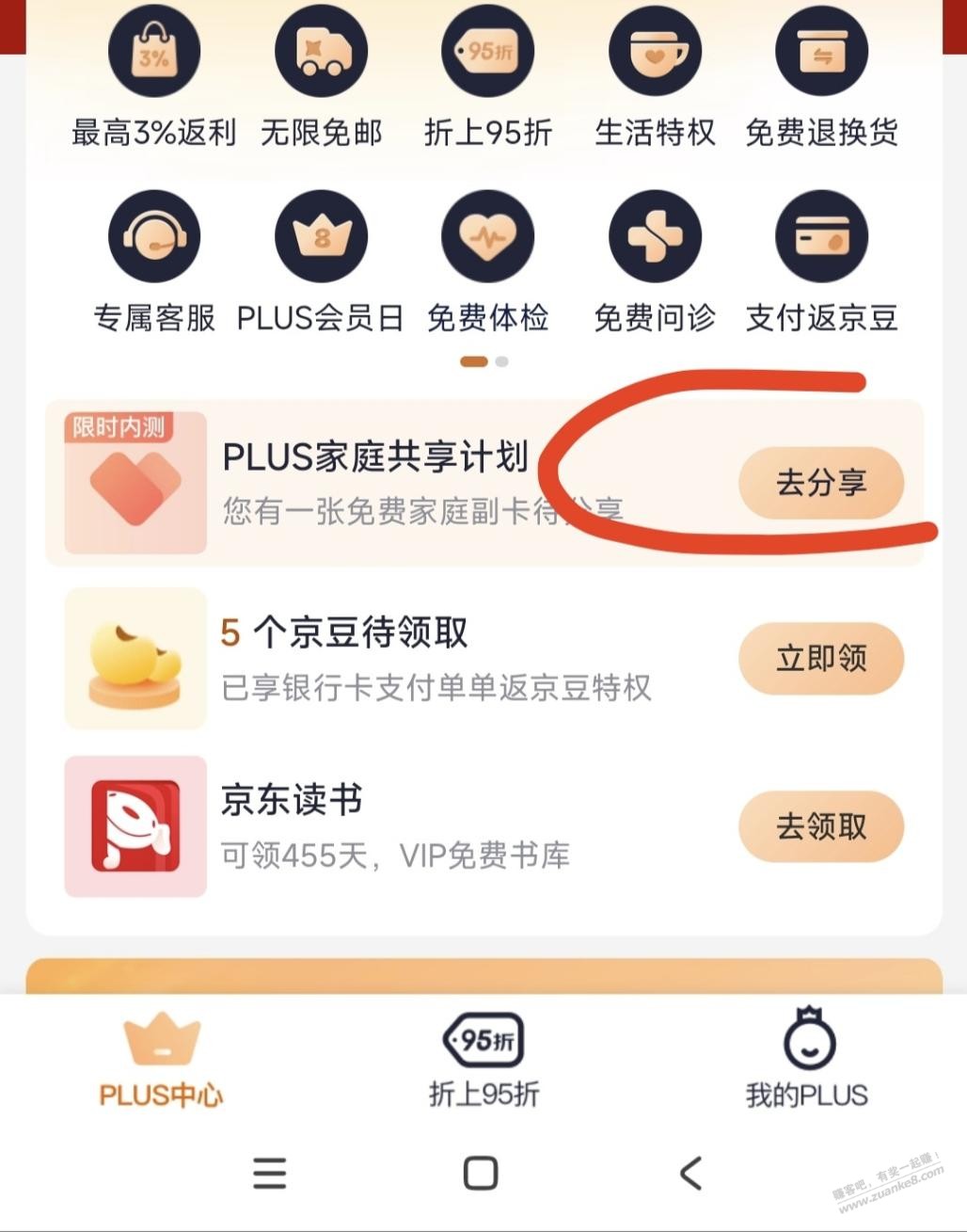 plus可以分享给小号plus权益 - 线报迷