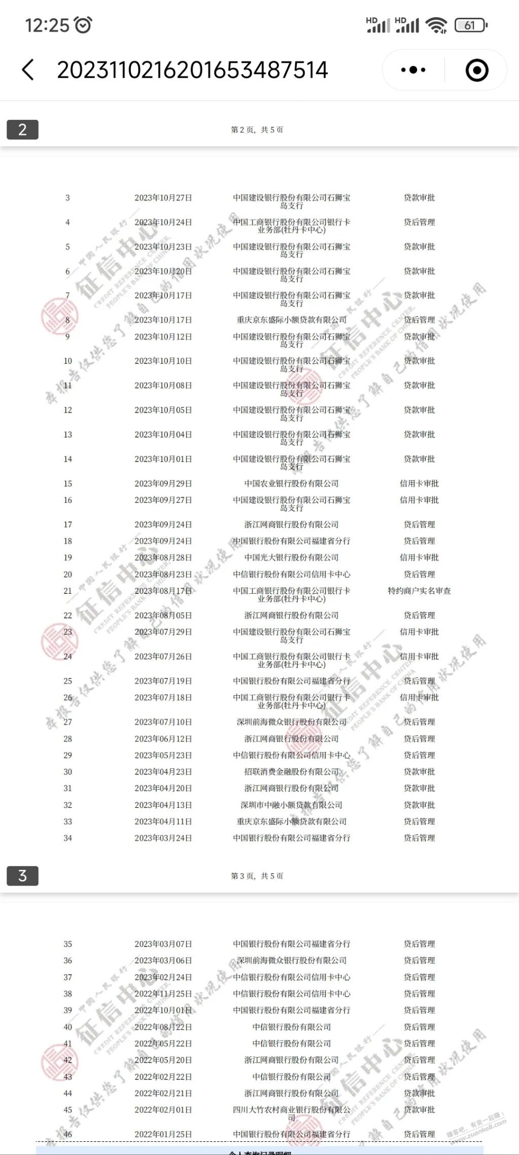 有懂的，看下这征信还能下卡吗！ - 线报迷