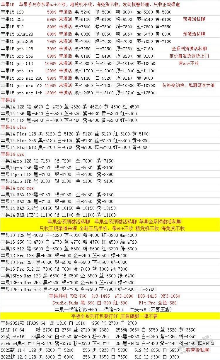 日了狗，昨天卖苹果一台亏150 - 线报迷