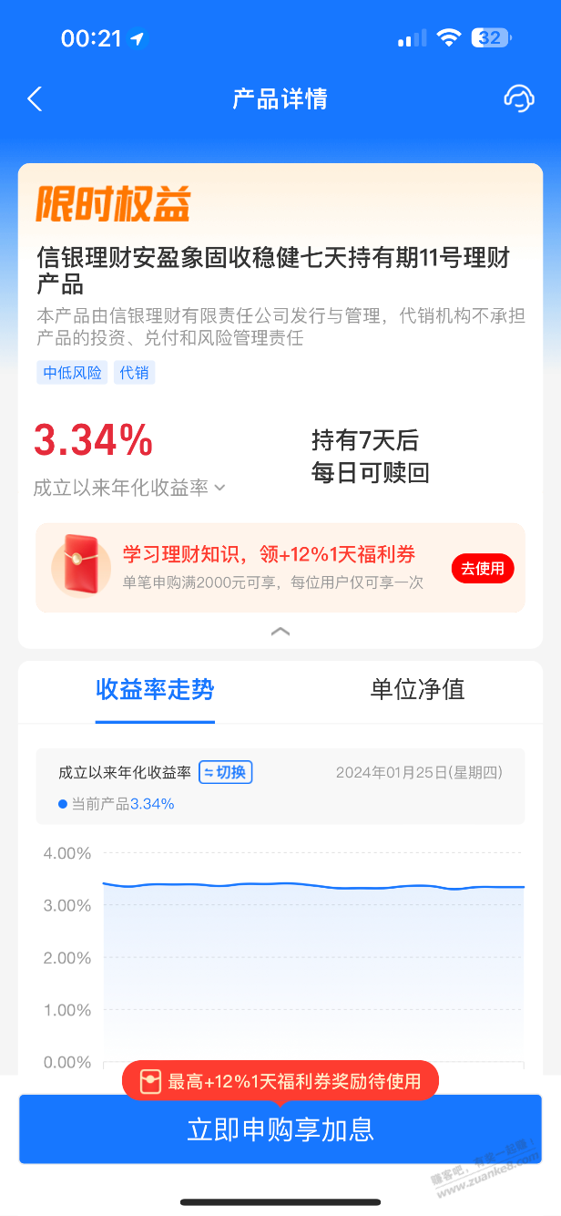 网商银行稳健理财的稳不稳？加息12%，1500元大毛 - 线报迷