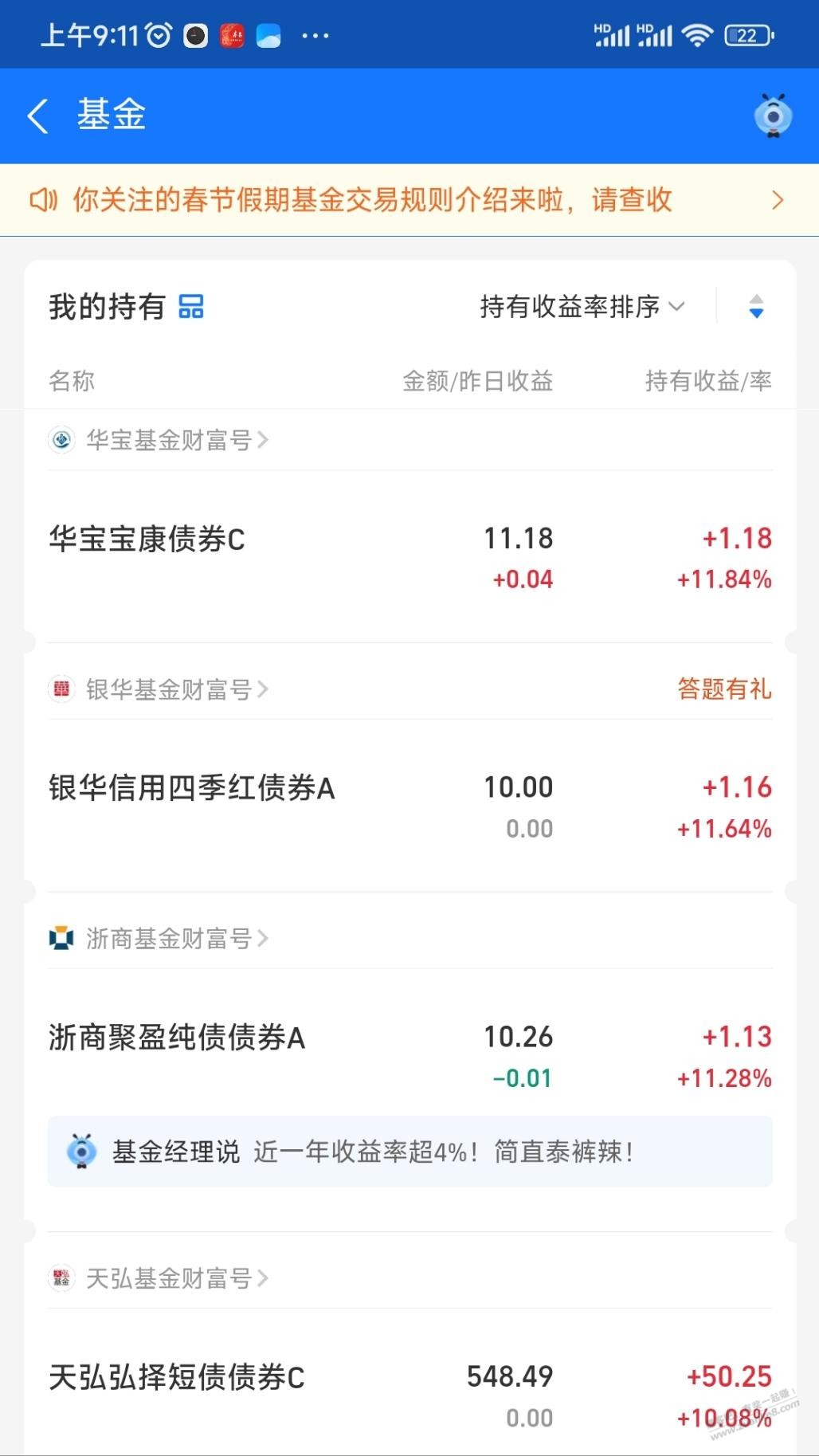 最近一个月，基金收益都超10％了 - 线报迷