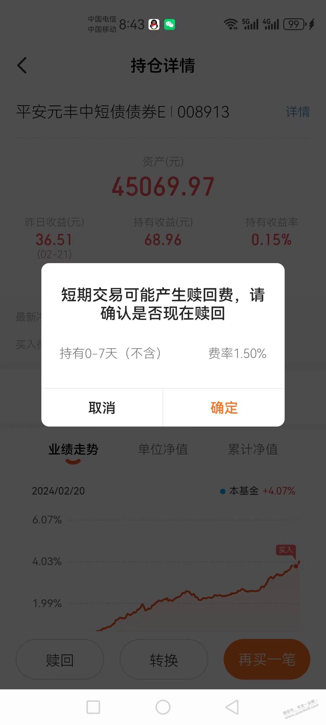 各位大佬帮忙看看金管家能赎回了吗 - 线报迷