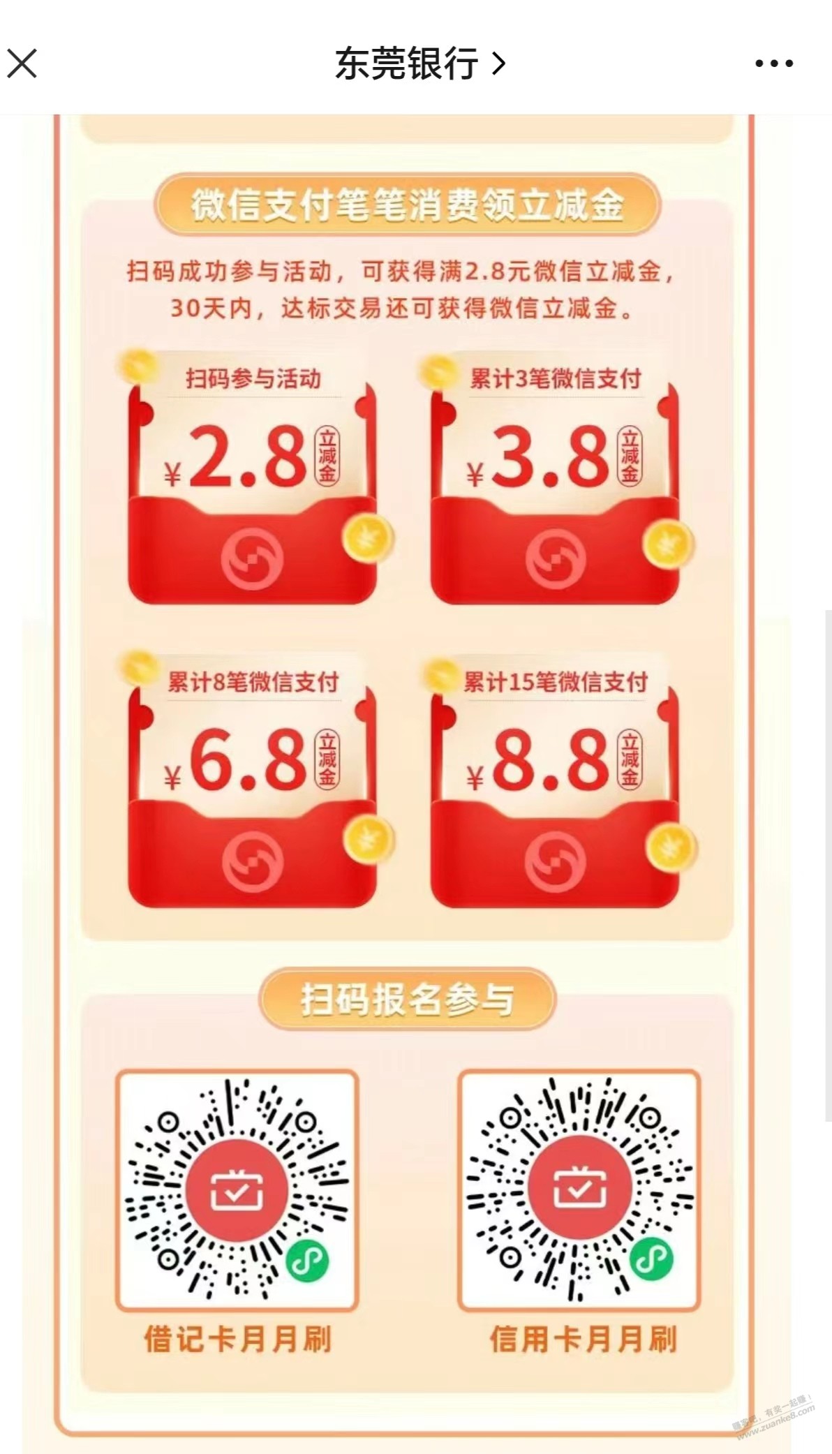 东莞银行月月刷各22.2元!  第1张