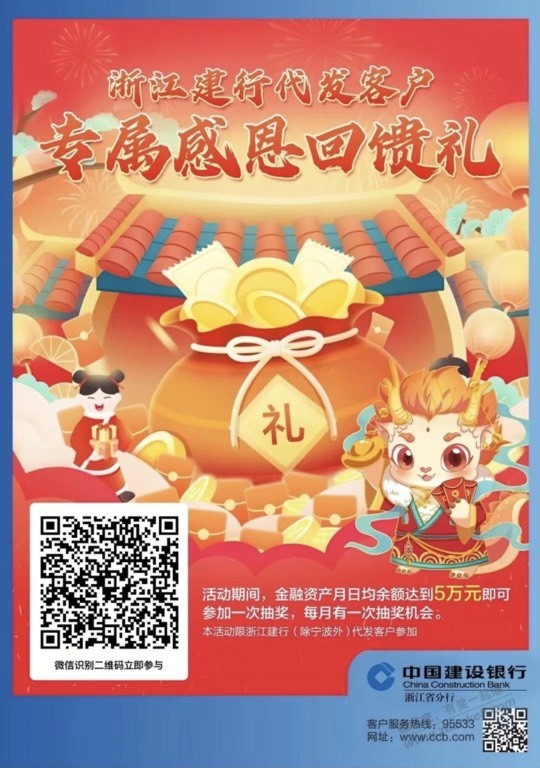 建行代发抽奖5w - 线报酷