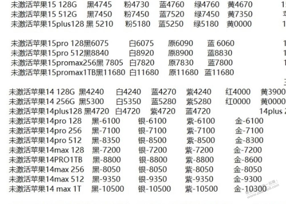 苹果15价格倒挂 - 线报酷