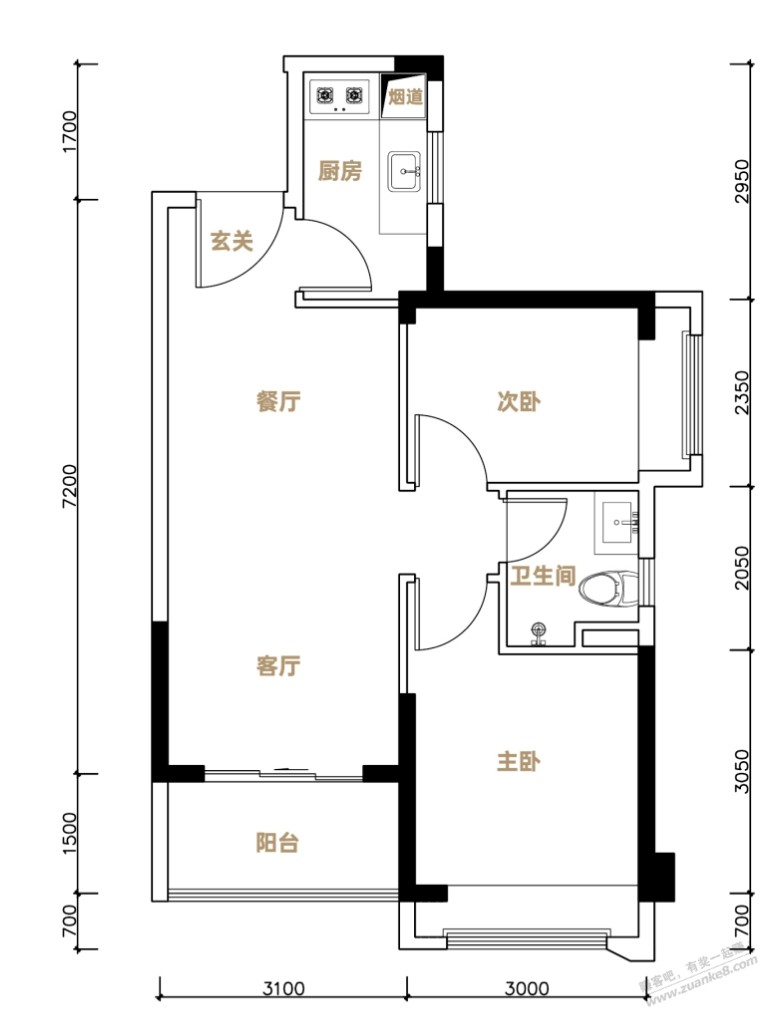 吧友，这个次卧怎么设计好 - 线报酷