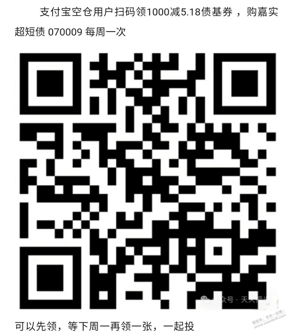 支付宝2.88货币基金券 +5.18债基券 - 线报迷