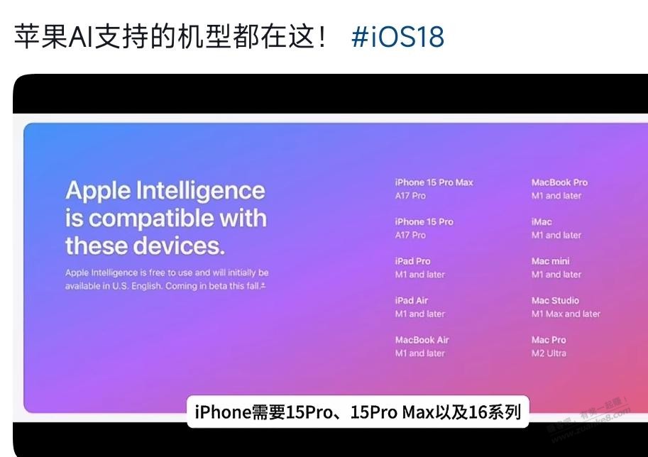 iPhone将支持AI - 线报迷