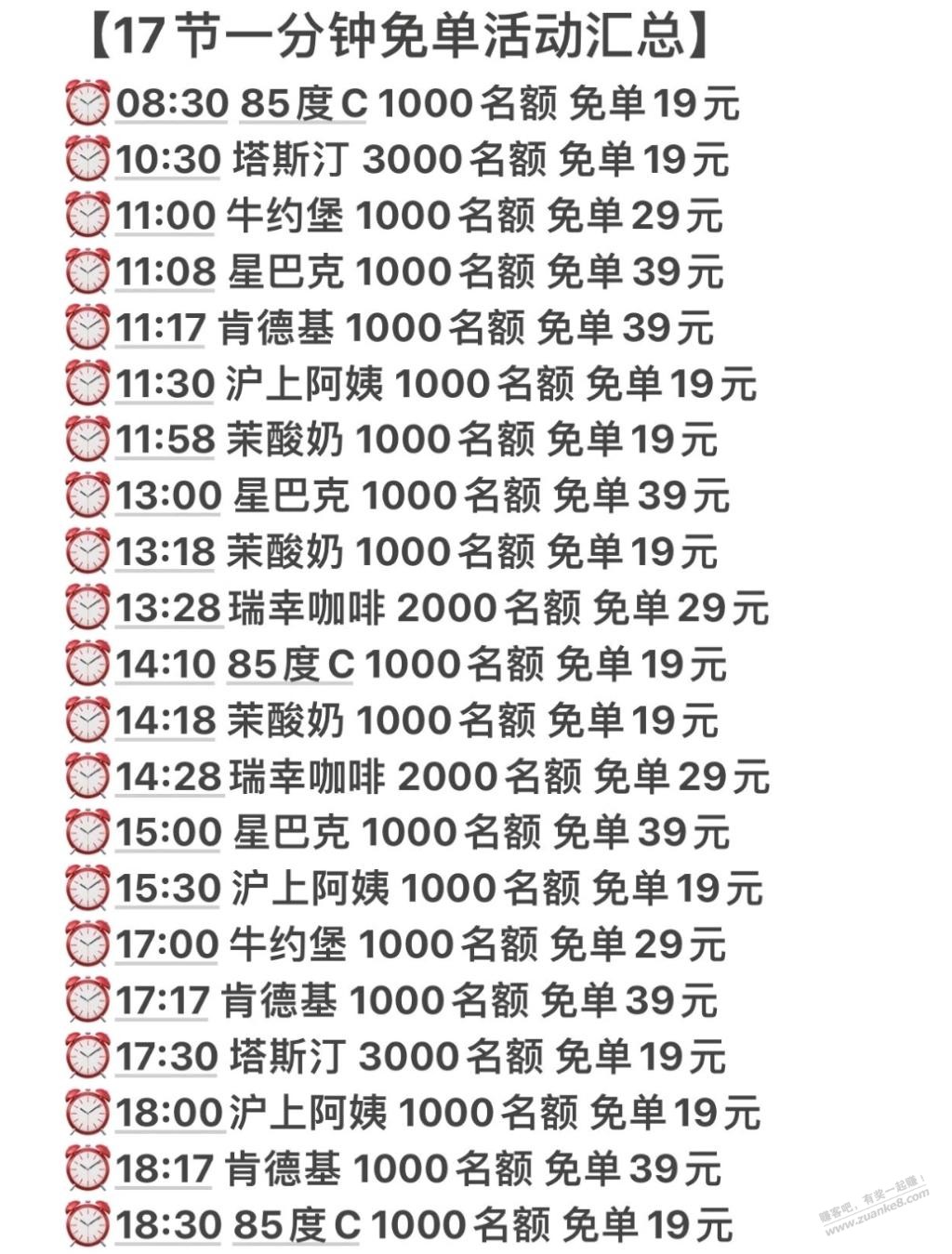 饿了么免单，今天又有了 - 线报迷