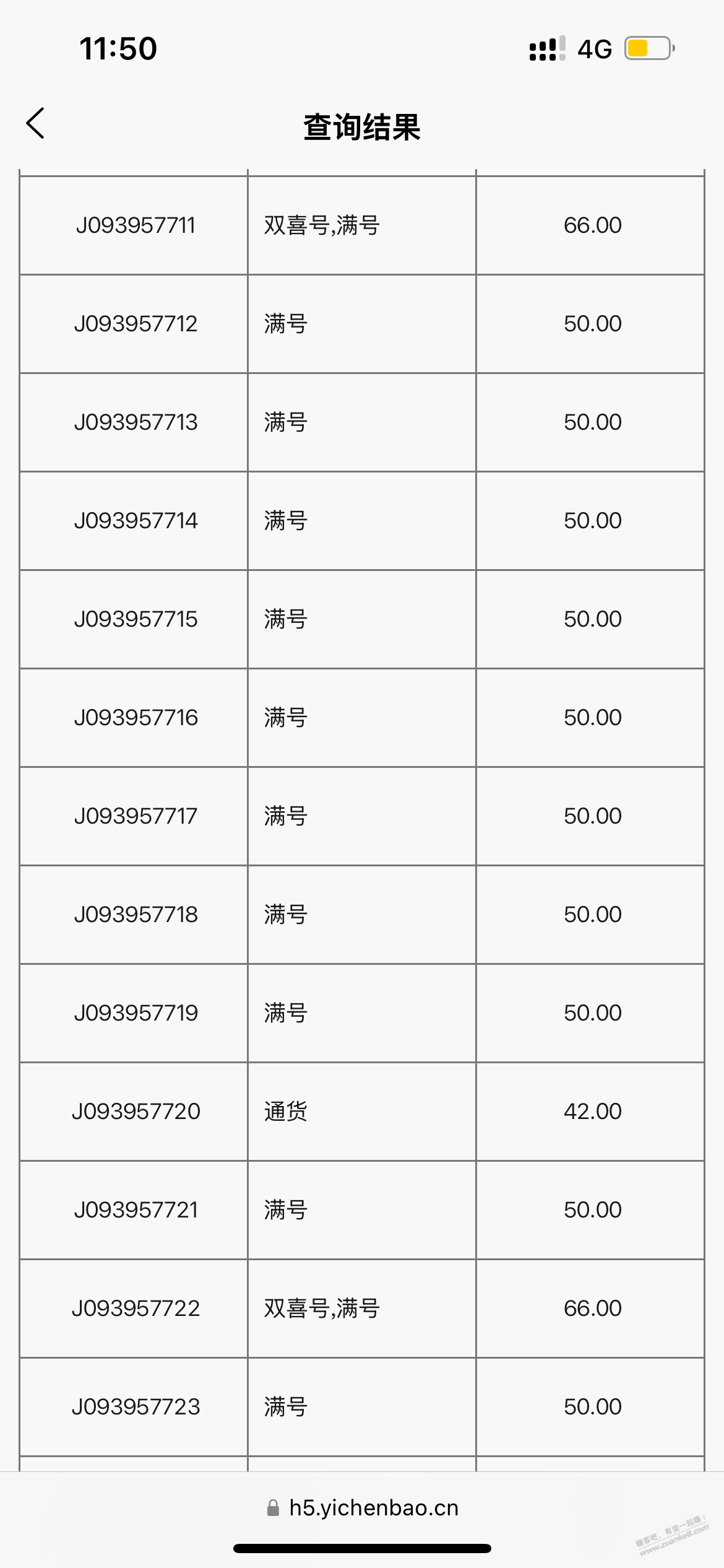 双喜号满号那么值钱吗？66一张？ - 线报酷