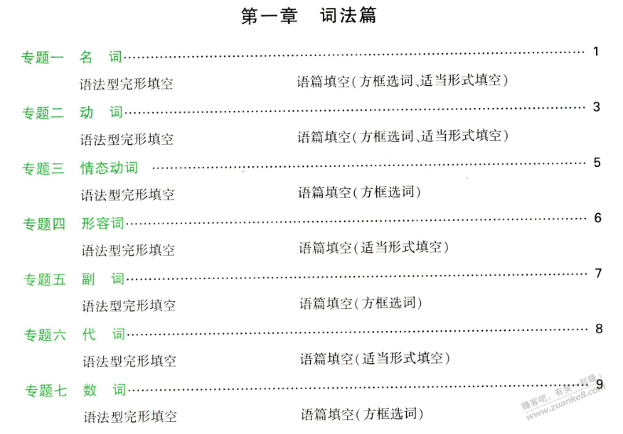 初中英语语法+题型特训+记背卡（2025-惠小助(52huixz.com)