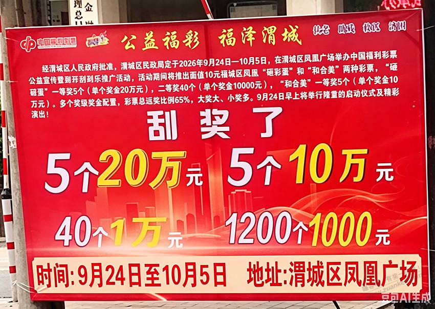 福彩最新活动有没有搞头 - 清风线报